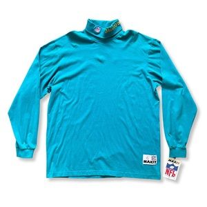 Vintage NFL Jacksonville Jaguars Pro Line Maxit Mens Turtleneck Size XL